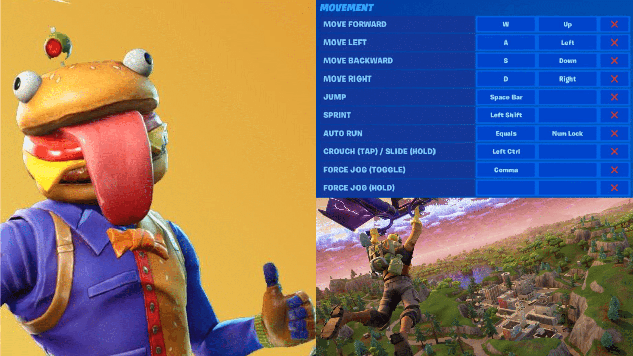 Fortnite character in a Burger King-themed outfit, highlighting a whimsical design with fast-food flair and a royal crow