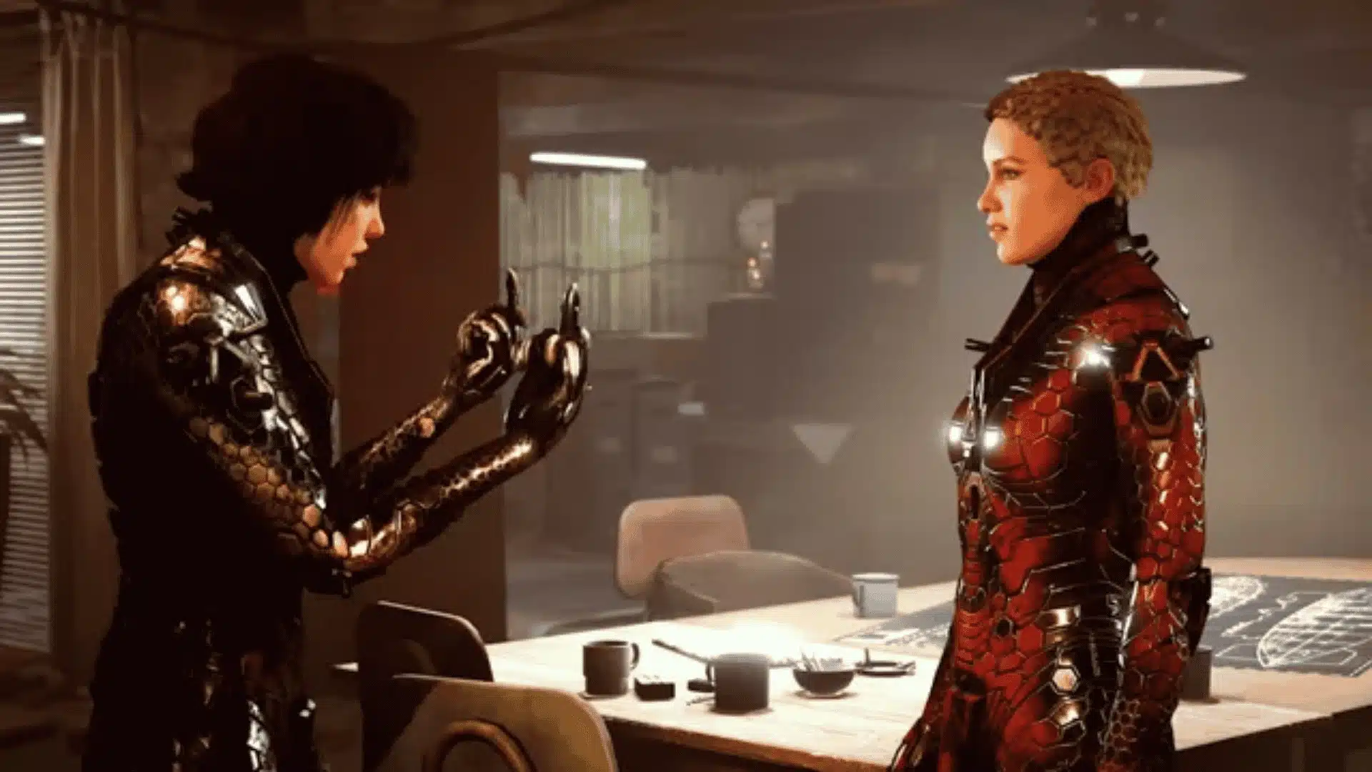 Jess and Soph Blazkowicz face off in Wolfenstein Youngblood, a tonal shift from BJ's dark story