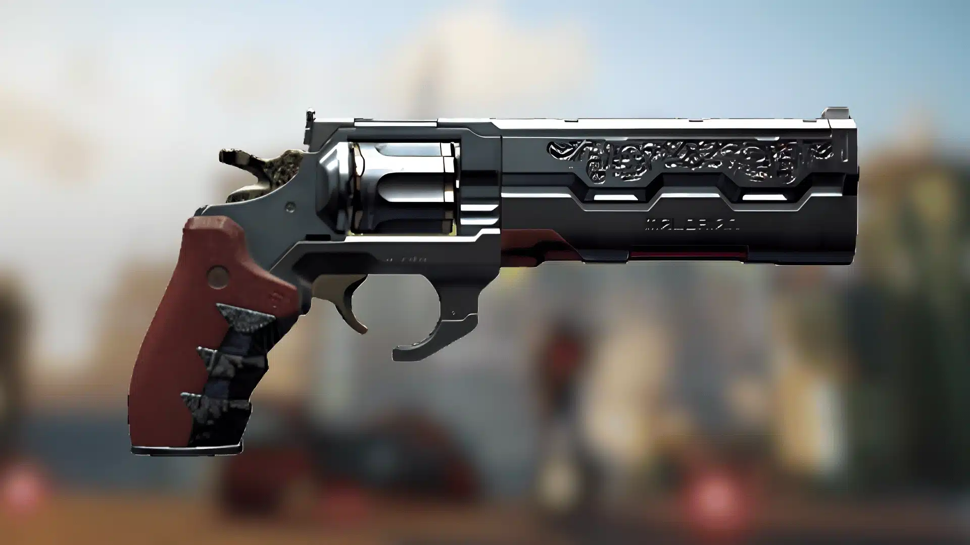 Archangel power revolver displayed with barrel and grip visible