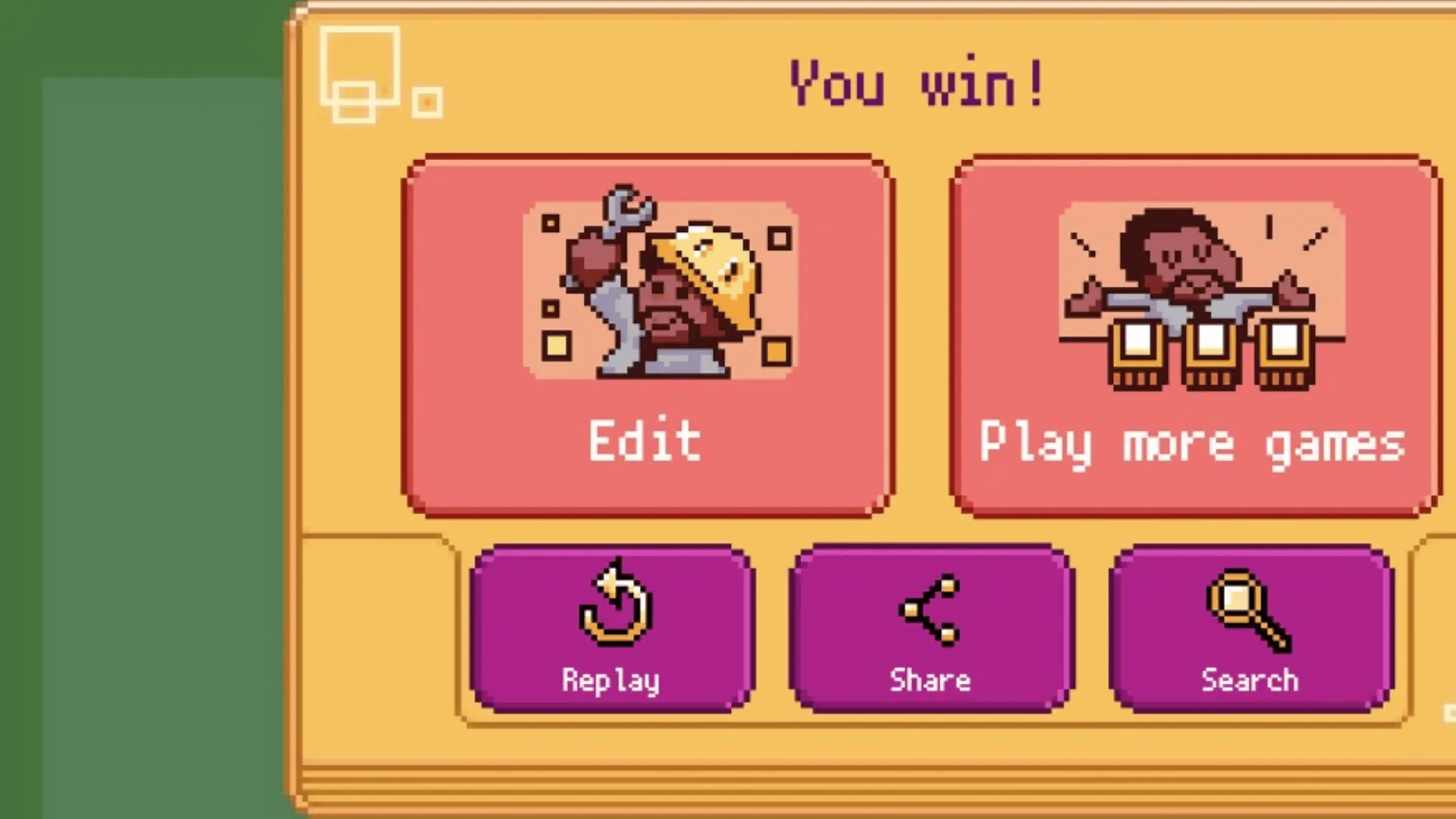 Jerry Lawson Google Doodle screen showing a completed game with play options.