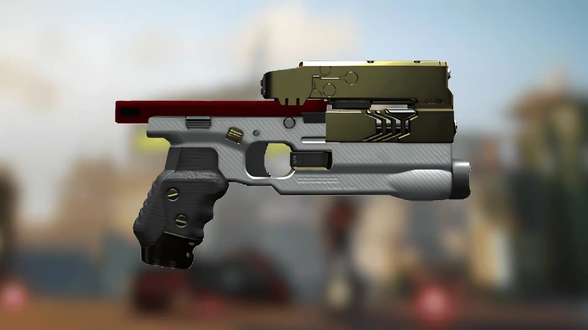 Genjiroh power pistol with detailed frame displayed