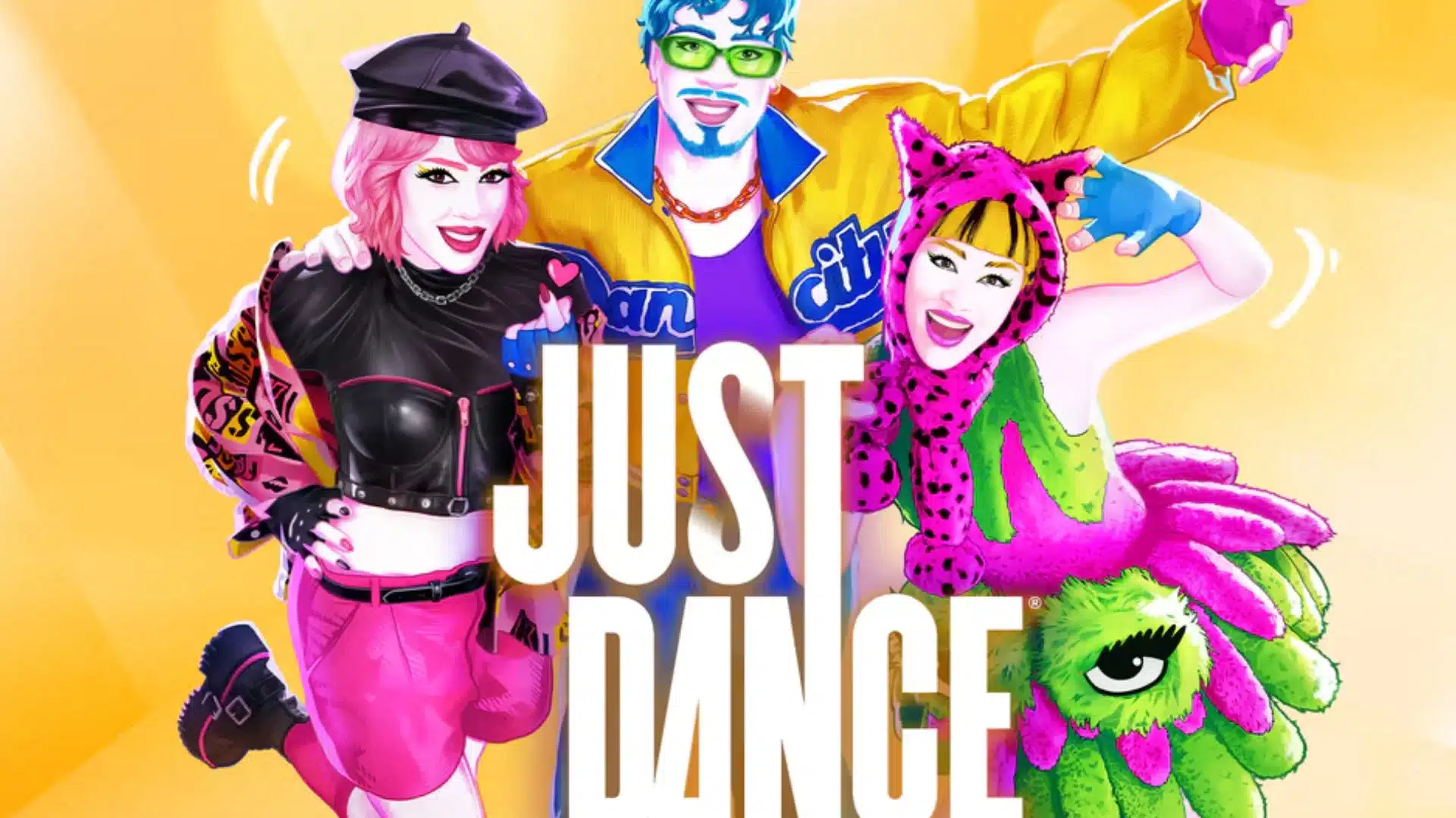 Just Dance 2026 Edition Ultimate cover with three colorful dancers posing together