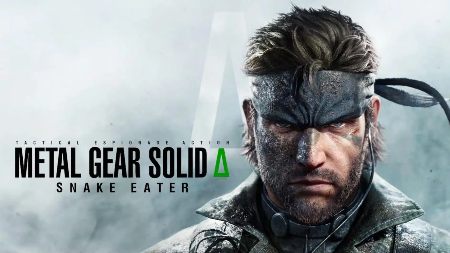 Metal Gear Solid Delta Snake Eater cover artwork featuring Snake with the game logo