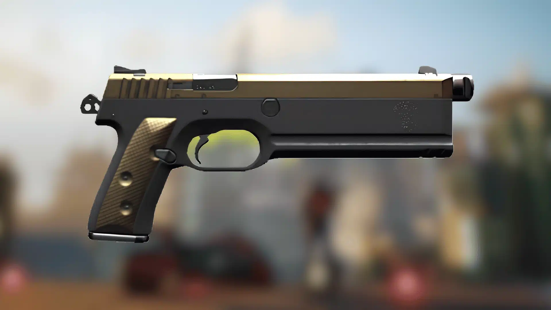 Pride power pistol displayed on a neutral surface