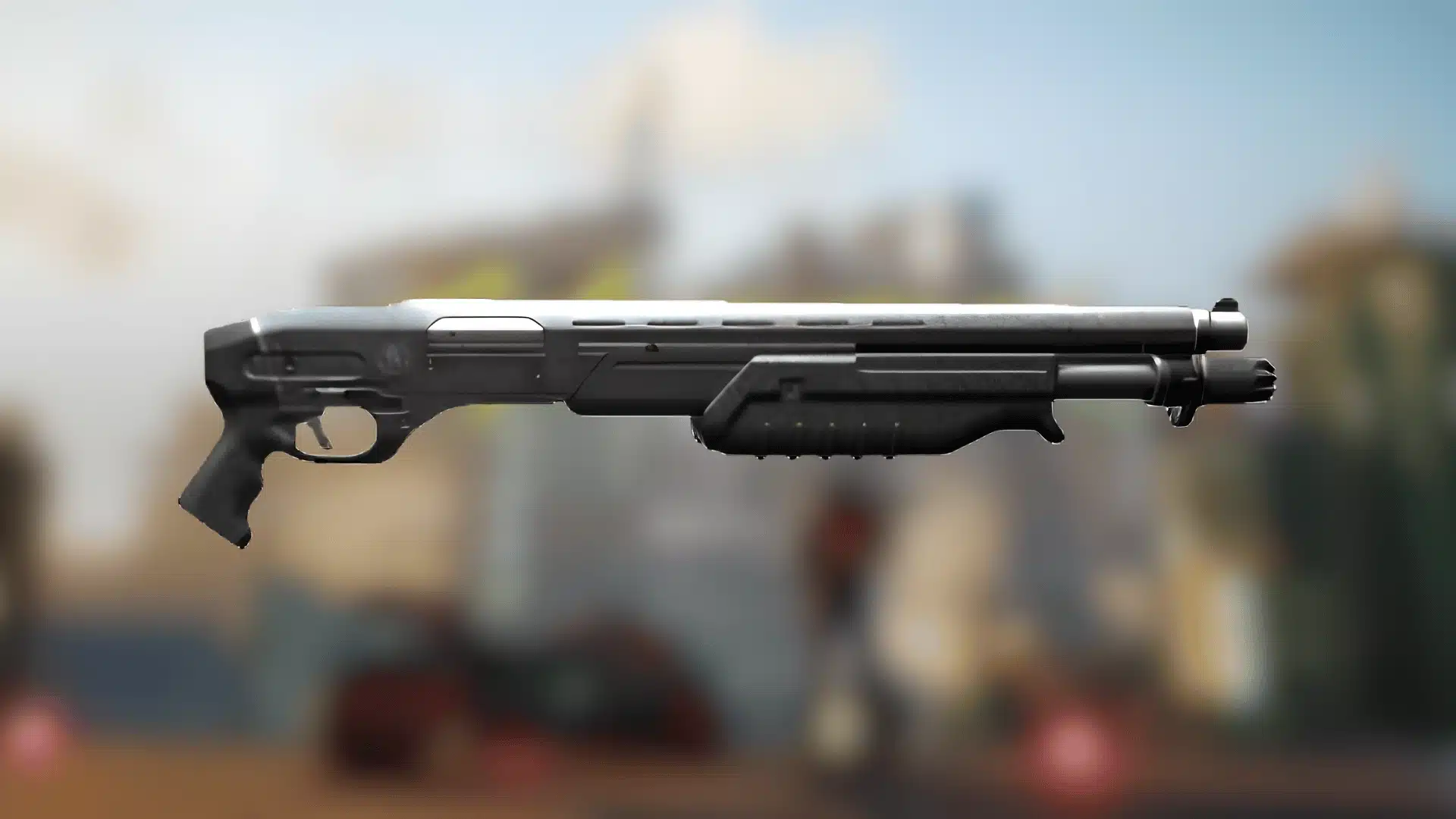 The Headsman power shotgun displayed on a neutral surface