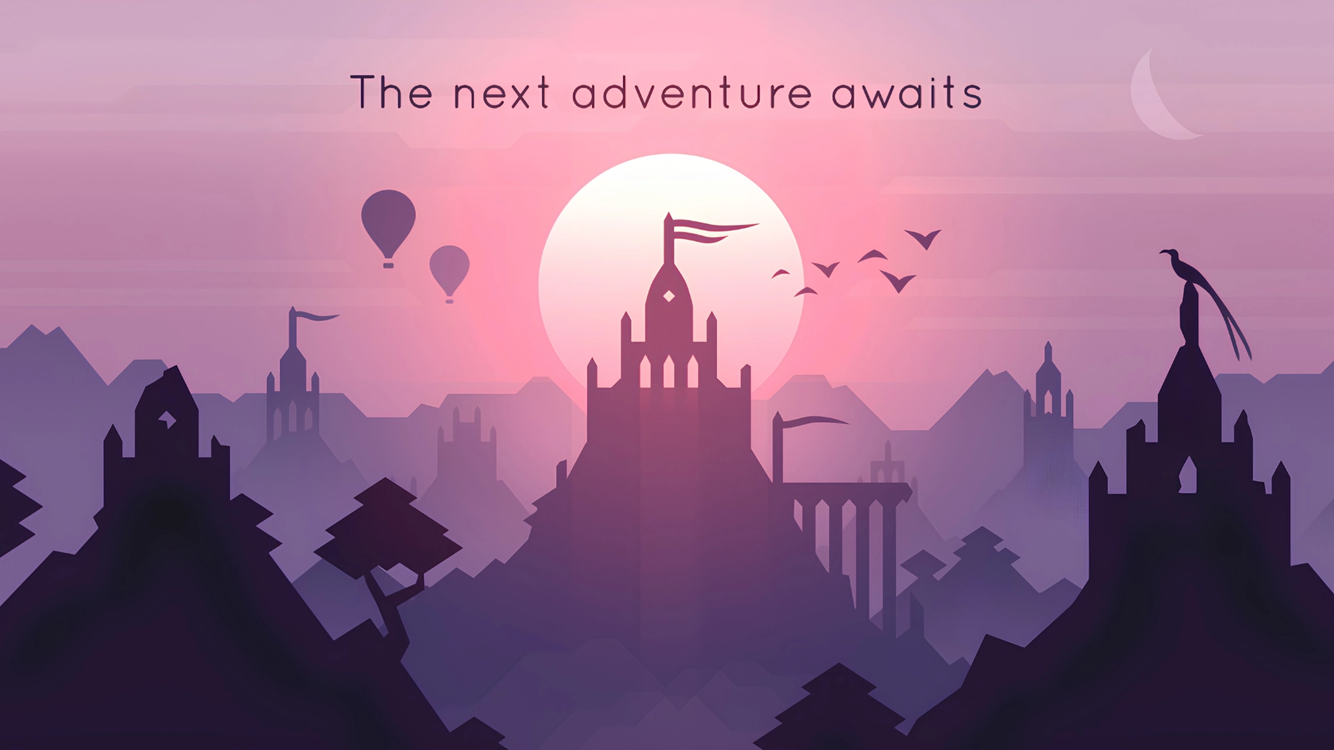 altos odyssey showing endless desert adventure with mountain scenery and calm sunset atmosphere in game