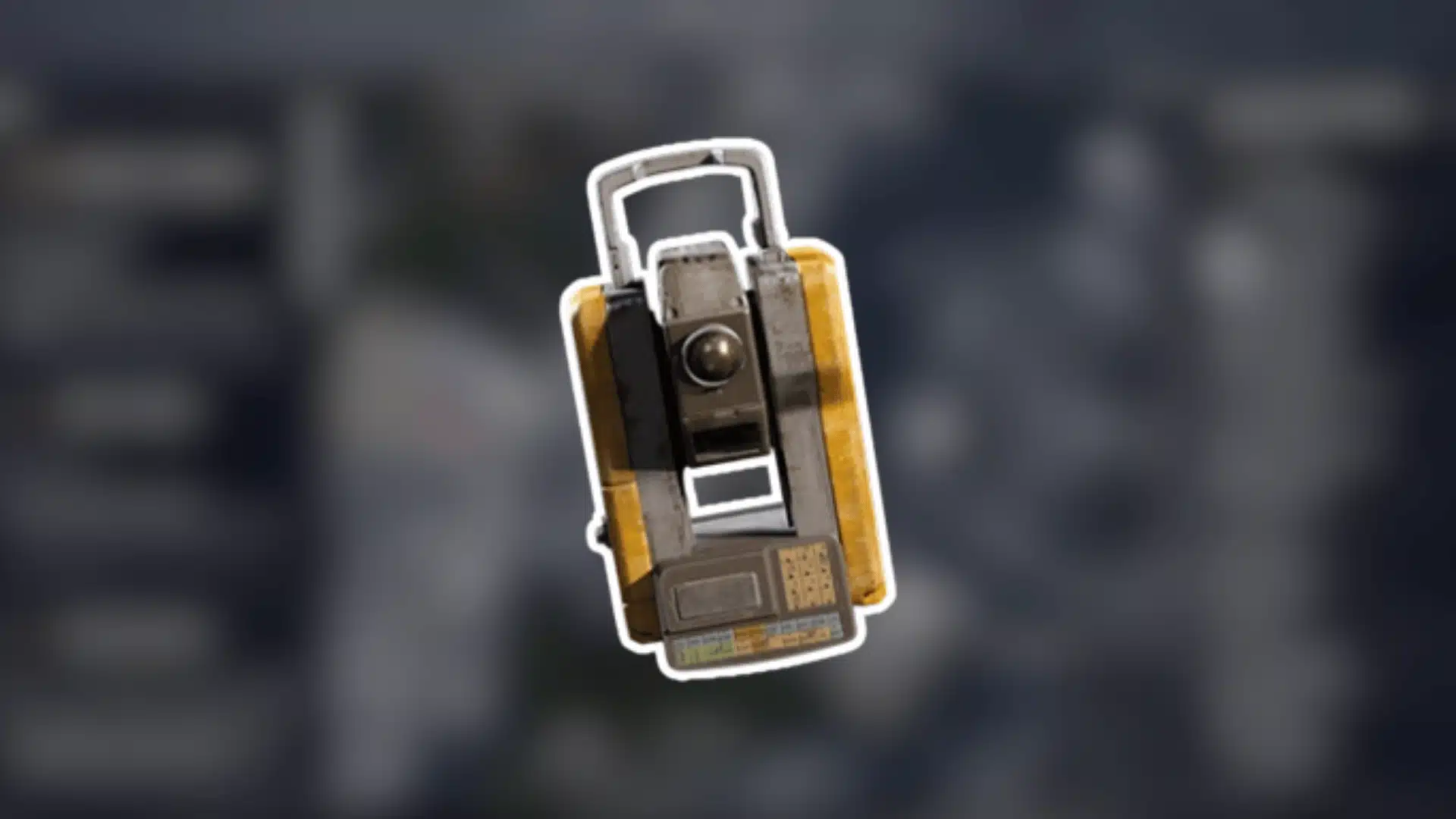 LiDAR scanner item from ARC Raiders shown against a blurred map background