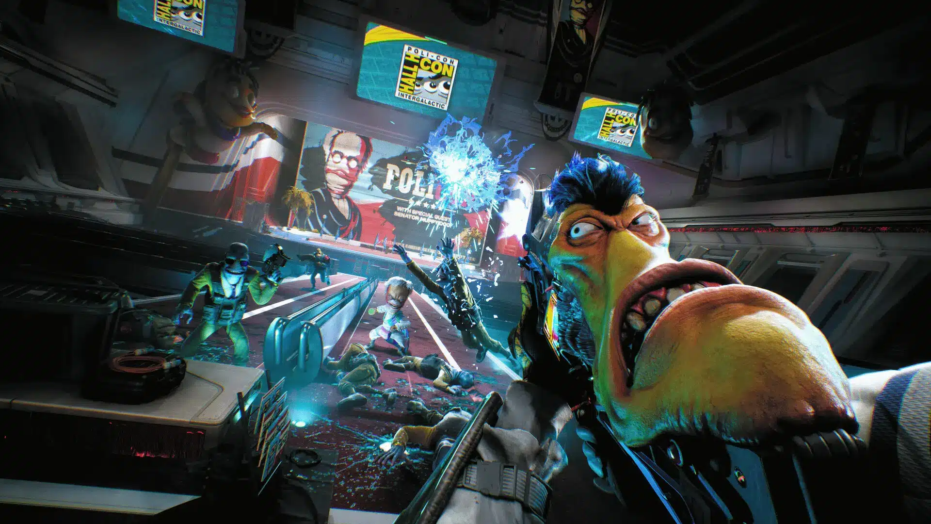 High on Life 2 alien environment with colorful sci-fi visuals and talking weapon