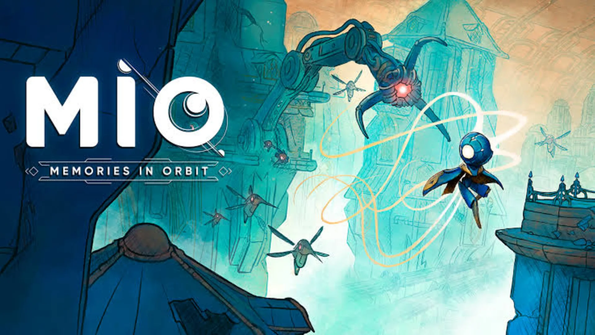 mio swings through a mechanical world beside the memories in orbit title and distant ruins