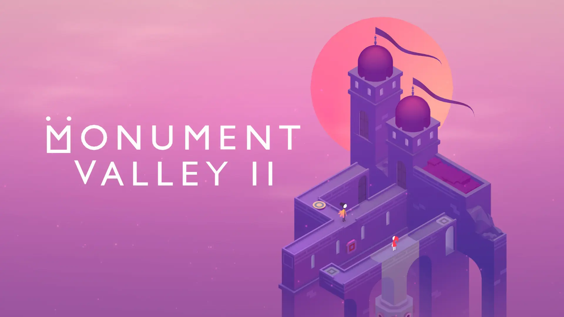 valley two showing artistic puzzle world with unique architecture and colorful visual design