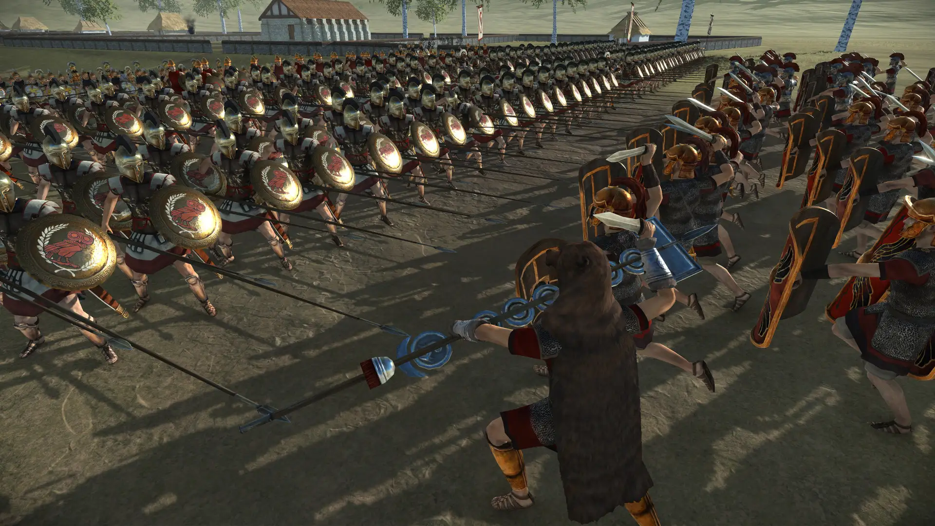 rome total war ancient soldiers fighting with shields spears and historical battlefield formations